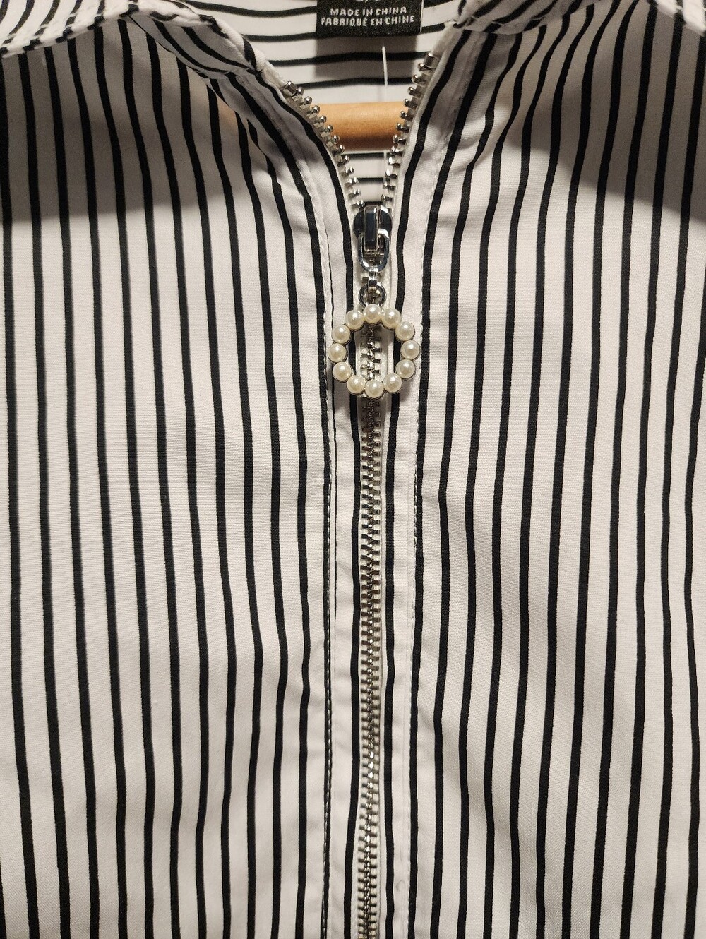 ZAC & RACHEL - Pinstripe Pearl Blouse